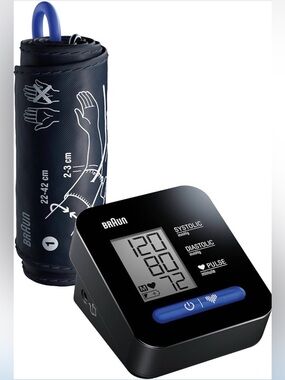 Braun ExactFit 1 Upper Arm Digital Blood Pressure Monitor (NEW)